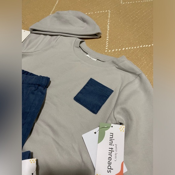 PL Baby By Petit Lem 4-Piece Colorblock Knit Set - Picture 10 of 12